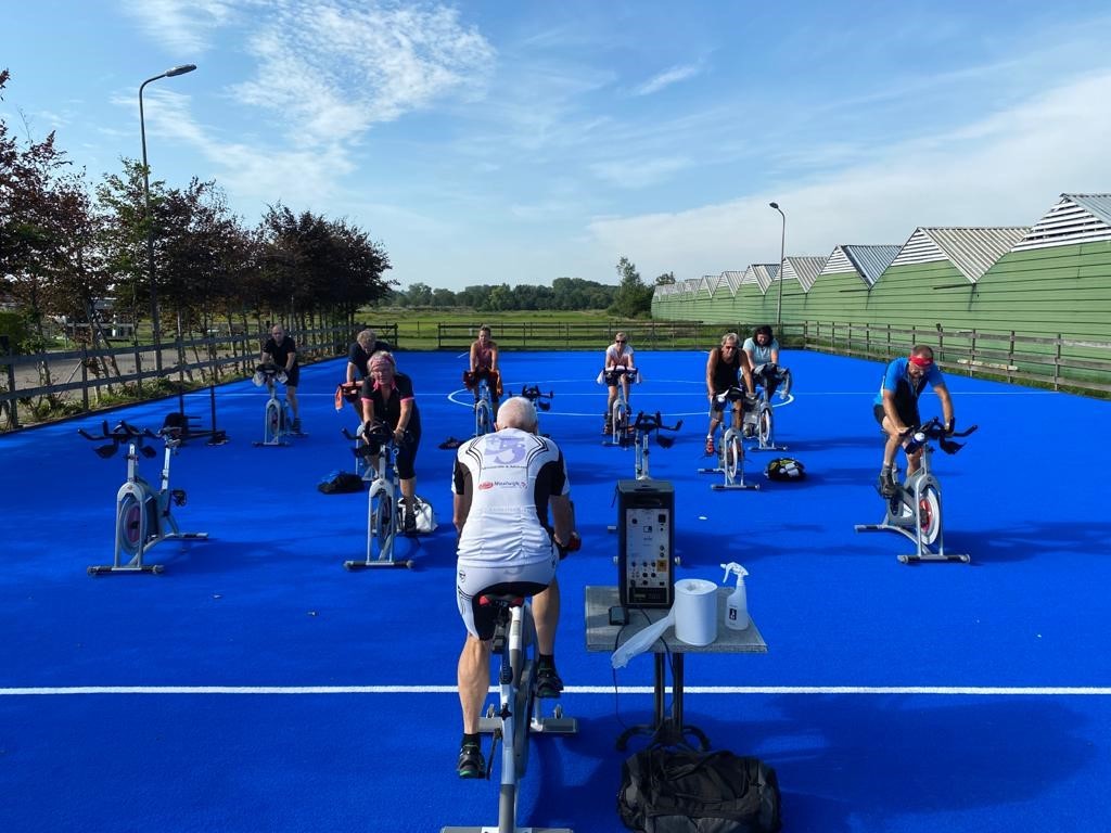 Spinning outdoor